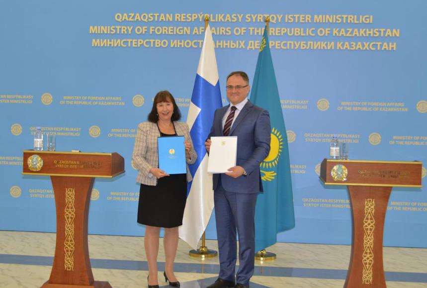 Kazakhstan, Finland mark 30 years of mutually beneficial cooperation
